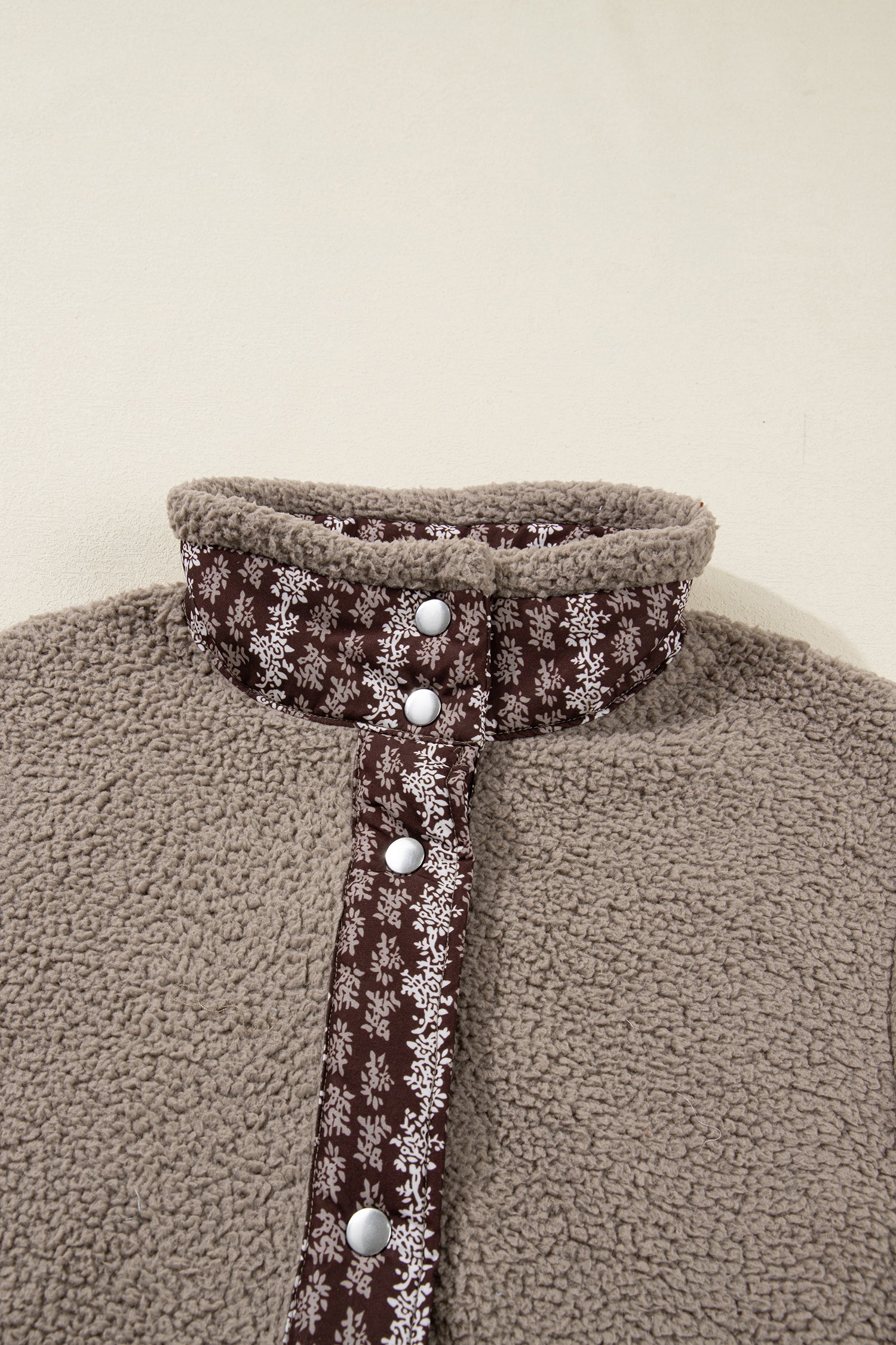 Goat Side Bows Sherpa Fleece Vest