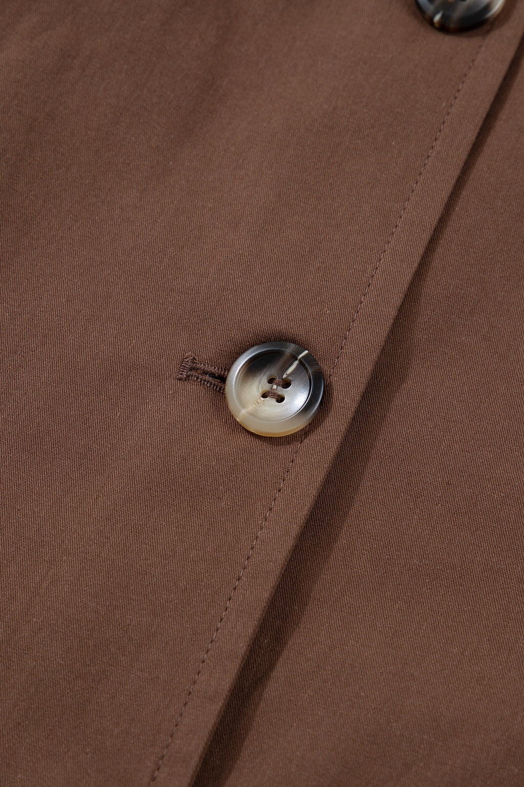 Dark Brown Collared Buttoned Leopard Liner Patchwork Chic Jacket