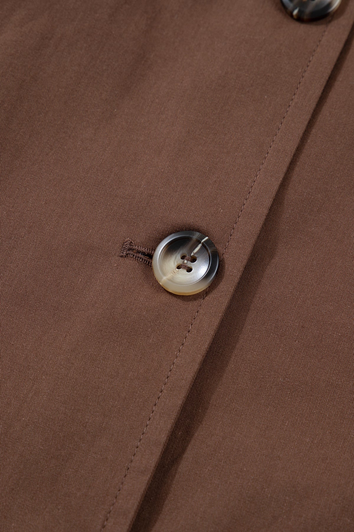 Dark Brown Collared Buttoned Leopard Liner Patchwork Chic Jacket